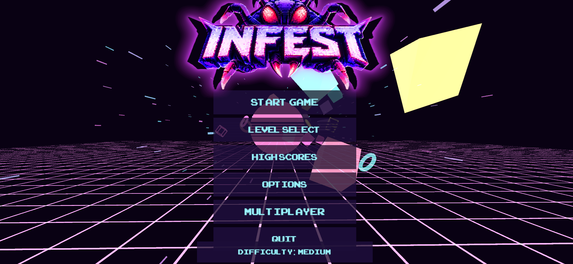 Infest title screen